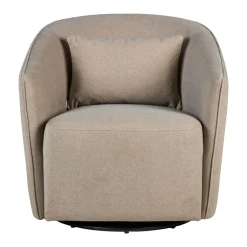 Quax Fauteuil Gomi Swivel & Gliding Mohair Latte