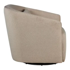 Quax Fauteuil Gomi Swivel & Gliding Mohair Latte