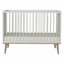Quax Ledikant Flow White & Oak