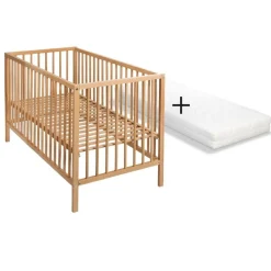 Quax Ledikant Lina Naturel + Matras