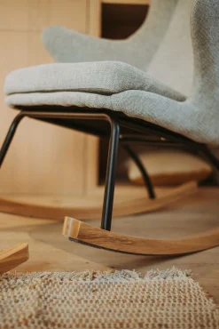 Quax Schommelstoel Deluxe Sand Grey