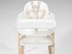Stokke Steps Stoel Complete Set met Babyset en Tray – White/Natural