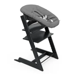 Stokke Tripp Trapp Black + Newborn Set Anthracite