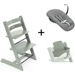 Stokke Tripp Trapp Glacier Green + Newborn Set Anthracite