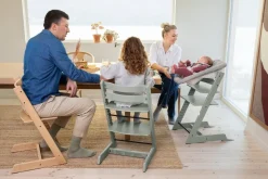 Stokke Tripp Trapp Glacier Green + Newborn Set