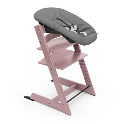 Stokke Tripp Trapp Heather Mauve + Newborn Set Anthracite