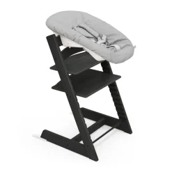 Stokke Tripp Trapp Oak Black + Newborn Set