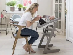 Stokke Tripp Trapp Stoel Bundel met BabySet² - White