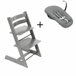 Stokke Tripp Trapp Storm Grey + Newborn Set Anthracite