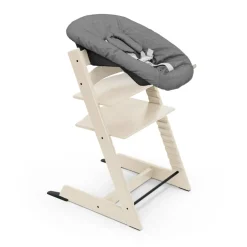 Stokke Tripp Trapp Vanilla White + Newborn Set Anthracite