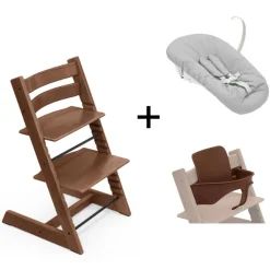 Stokke Tripp Trapp Warm Brown + Newborn Set