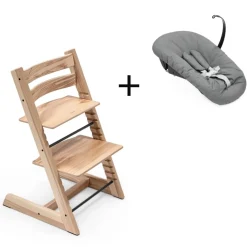 Stokke Tripp Trapp Wild Wood + Newborn Set Anthracite