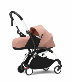 Stokke YOYO³ Kinderwagen Compleet met 0+ Newborn Pack Ginger – White Frame