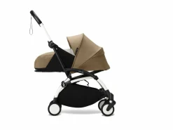 Stokke YOYO³ Kinderwagen Compleet met 0+ Newborn Pack Toffee – White Frame