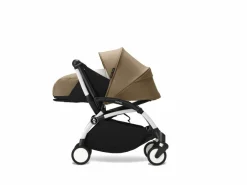 Stokke YOYO³ Kinderwagen Compleet met 0+ Newborn Pack Toffee – White Frame