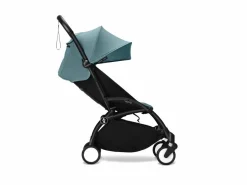 Stokke YOYO³ Kinderwagen Compleet met 0+ Newborn Pack Aqua – Black Frame