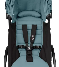 Stokke YOYO³ Kinderwagen Compleet met 0+ Newborn Pack Aqua – Black Frame