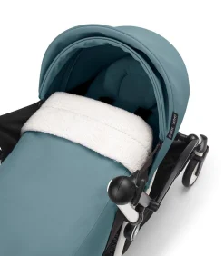 Stokke YOYO³ Kinderwagen Compleet met 0+ Newborn Pack Aqua – Black Frame