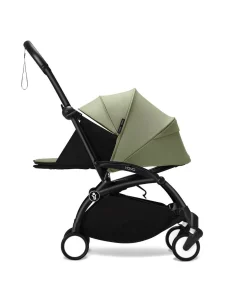 Stokke YOYO³ Kinderwagen Compleet met 0+ Newborn Pack Olive – Black Frame