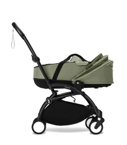 Stokke YOYO³ Kinderwagen Compleet met 0+ Newborn Pack Olive – Black Frame