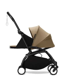 Stokke YOYO³ Kinderwagen Compleet met 0+ Newborn Pack Toffee – Black Frame