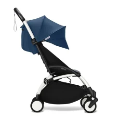 Stokke YOYO³ Kinderwagen Compleet met 0+ Newborn Pack Air France Blue – White Frame