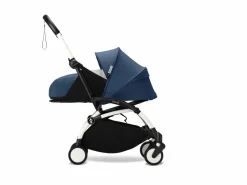 Stokke YOYO³ Kinderwagen Compleet met 0+ Newborn Pack Air France Blue – White Frame
