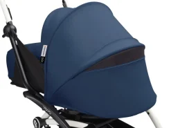 Stokke YOYO³ Kinderwagen Compleet met 0+ Newborn Pack Air France Blue – White Frame