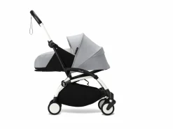 Stokke YOYO³ Kinderwagen Compleet met 0+ Newborn Pack Stone – White Frame