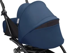Stokke YOYO³ Kinderwagen Compleet met 0+ Newborn Pack Air France Blue– Black Frame