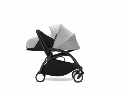 Stokke YOYO³ Kinderwagen Compleet met 0+ Newborn Pack Stone – Black Frame