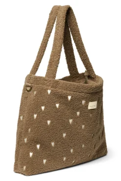 Studio Noos Luiertas Teddy Hearts Brown