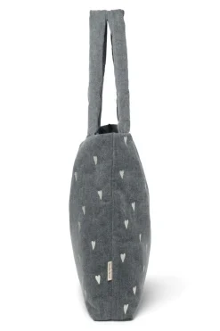Studio Noos Mom Bag Denim Grey Hearts