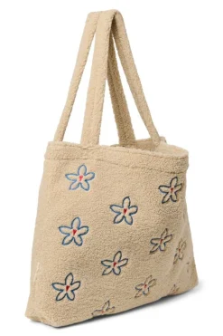 Studio Noos Mom Bag Teddy Ecru Flower Heart