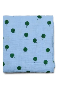 Studio Noos Swaddle Light Blue Clover 120 x 120