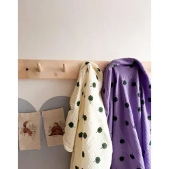 Studio Noos Swaddle Light Blue Clover 120 x 120