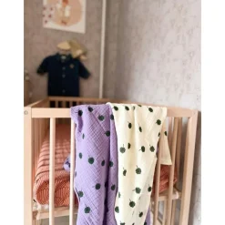 Studio Noos Swaddle Light Blue Clover 120 x 120