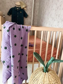 Studio Noos Swaddle Purple Clover 120 x 120
