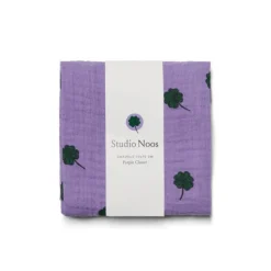 Studio Noos Swaddle Purple Clover 70 x 70