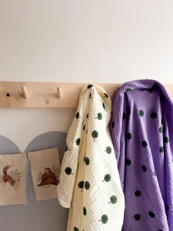 Studio Noos Swaddle Purple Clover 70 x 70