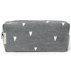 Studio Noos Toilettas Denim Grey Hearts