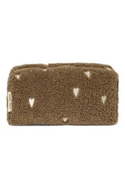 Studio Noos Toilettas Teddy Hearts Brown