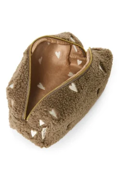 Studio Noos Toilettas Teddy Hearts Brown