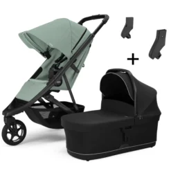Thule Buggy 2in1 Spring 2 Mist Green on Black