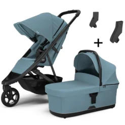 Thule Buggy 2in1 Spring 2 Mid Blue on Black