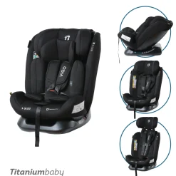 Titaniumbaby Autostoel Vigo i-Size Black