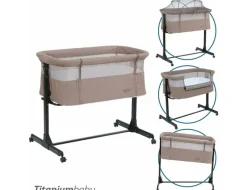Titaniumbaby Co-sleeper Milan Lush Taupe