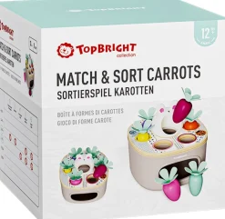 Topbright Vormenstoof Match & Sort Worteltjes