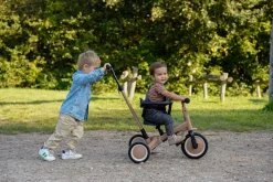 Topmark 4-in-1 Driewieler / Loopfiets Lio Macchiato Bruin