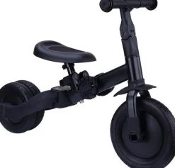 Topmark 4-in-1 Driewieler / Loopfiets Kaya Zwart